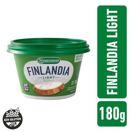 QUESO UNTABLE FINLANDIA  VERDE  LIGHT  SABOR ORIGINAL180g